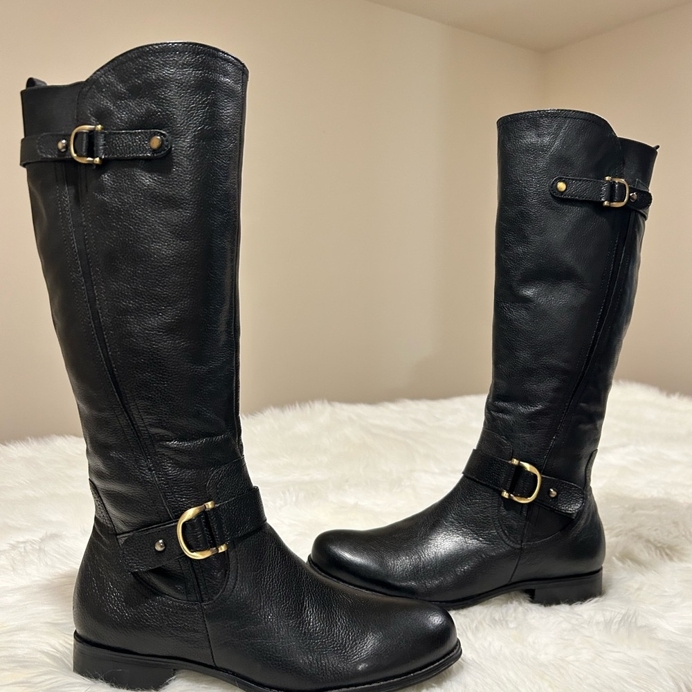 New Naturalizer Black Over the Knee Boots 9.5W